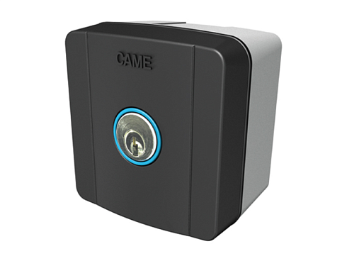 Купить ключ-выключатель накладной CAME SELC1FDG с синей подсветкой с доставкой и установкой в Тимашёвске