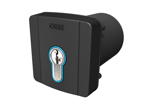 Купить Встраиваемый ключ-выключатель CAME SELD2FDG с цилиндром замка DIN и синей подсветко с доставкой и установкой в Тимашёвске